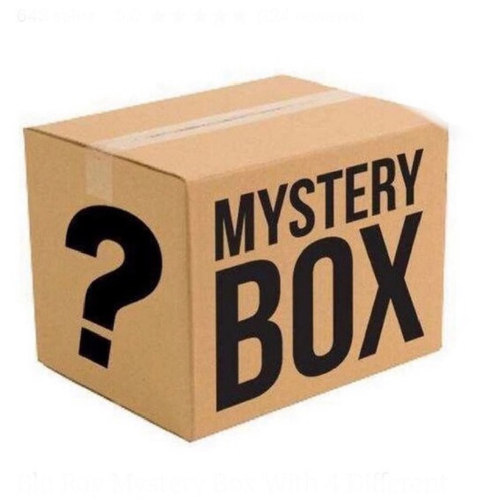 DVD Mystery Box with 4 Different New Sealed DVD Movies